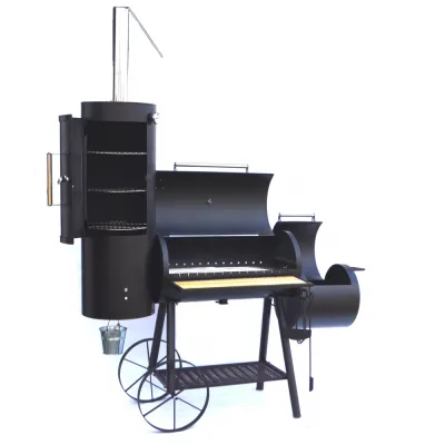 Модульний коптильний комплекс Троян Преміум 14 шампурів вертлюг казан з підвісом - Robinzon.ua