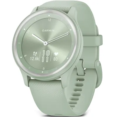 Фитнес часы Garmin vivomove Sport Cool Mint с силиконовым ремешком 010-02566-03 - Robinzon.ua