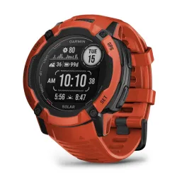 Часы-навигатор Garmin Instinct 2X Solar Flame Red 010-02805-01 - Robinzon.ua