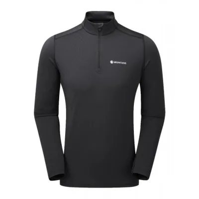 Кофта мужская Montane Dart Thermo Zip Neck, Black, XL (5056237064051) - Robinzon.ua