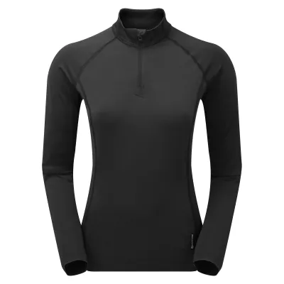 Кофта женская Montane Female Dart Thermo Zip Neck, Black, M/12/38 (5056237059231) - Robinzon.ua
