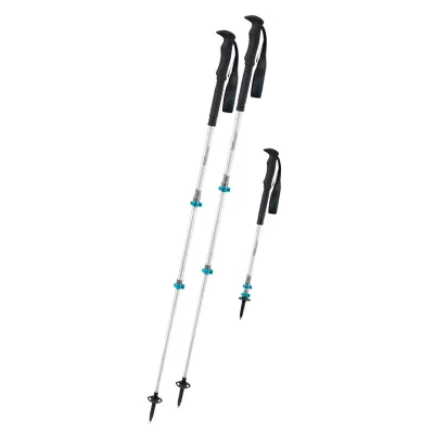 Трекінгові палиці Komperdell Explorer Contour Powerlock, 105-140 см, Silver/Blue (9008687394178) - Robinzon.ua