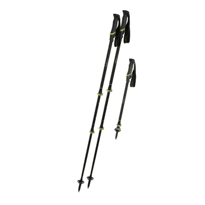 Трекінгові палиці Komperdell Hikemaster Powerlock, Black/Lime, 64-140 см (9008687362405) - Robinzon.ua