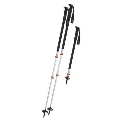 Трекінгові палиці Komperdell Titanal Exp Pro, Silver/Orange, 65-140 см (9008687368087) - Robinzon.ua