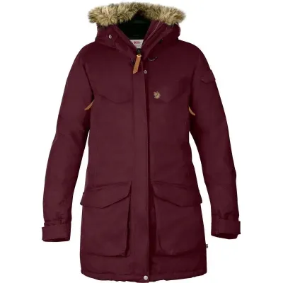 Міська жіноча тепла мембранна парка Fjallraven Nuuk Parka, L - Dark Garnet (89655.356.L) 2021 - Robinzon.ua