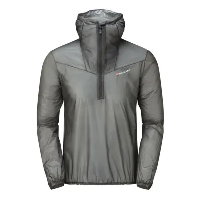 Мембранная куртка для бега унисекс Montane Podium Pull-On, Charcoal, M (5056237032876) - Robinzon.ua