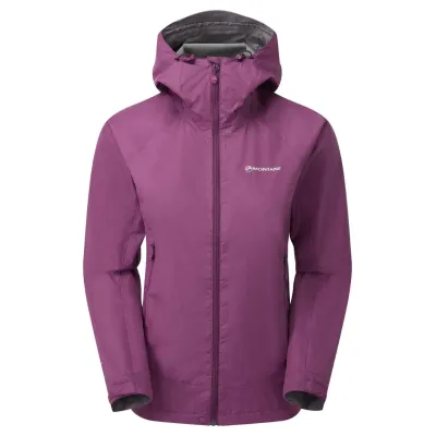 Мембранна жіноча куртка для трекінгу Montane Female Meteor Jacket, Wineberry, S/10/36 (5056237078591) - Robinzon.ua