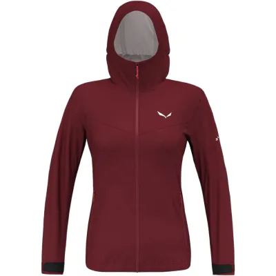 Мембранна жіноча куртка для трекінгу Salewa Puez Aqua 4 2.5L PTX Jacket W, Red Syrah, 40/34 (28616/1570 40/34) - Robinzon.ua