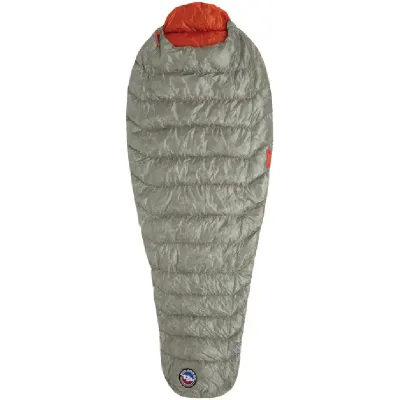 Спальний мішок Big Agnes Pluton UL 40° Left Gray/pumpkin - Robinzon.ua