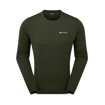 Футболка чоловіча Montane Dart Long Sleeve T-Shirt, Oak Green, M (5056601002689) - Robinzon.ua