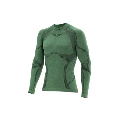 Мужская термофутболка с длинным рукавом Accapи Ergowool, Forest/Black, M/L (ACC WА701.1699-ML) - Robinzon.ua