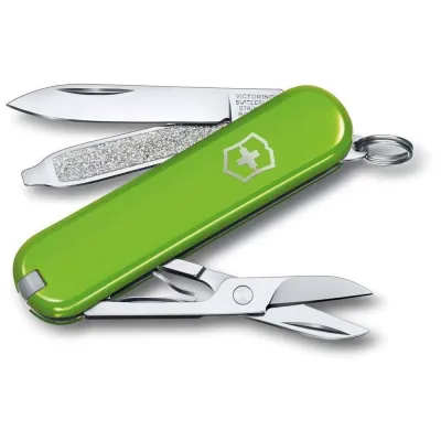Складаний ніж Victorinox CLASSIC SD Colors Smashed Avocado 06223.43G - Robinzon.ua