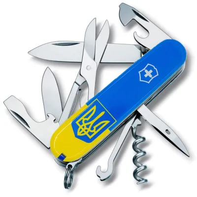 Складаний ніж Victorinox CLIMBER UKRAINE Vx13703.7_T3030p - Robinzon.ua