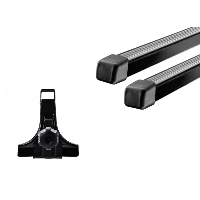 Багажник на водоотвод (15см) Thule Squarebar для Lada 2108; 2109; 21099; 2115 (mkI) 1984-2014 (TH 760-951) - Robinzon.ua