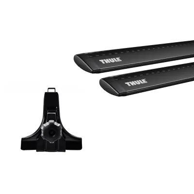 Багажник на водоотвод (15см) Thule Wingbar Black для Lada 2108; 2109; 21099; 2115 (mkI) 1984-2014 (TH 960B-9512) - Robinzon.ua