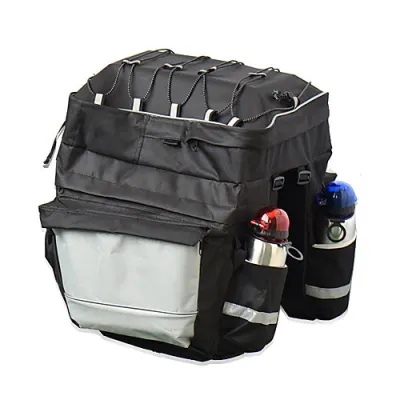 Сумка на багажник B-Soul Черно-серая - Robinzon.ua