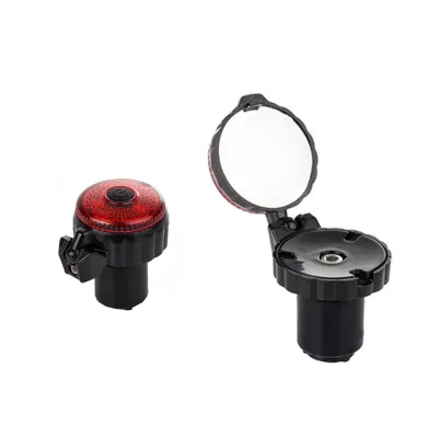 Дзеркало для велосипеда на кермо 1 шт Feel Fit чорне Дзеркало для велосипеда на кермо 1 шт Feel Fit чорне - Robinzon.ua