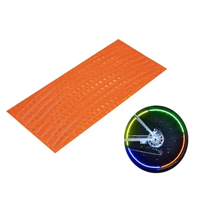 Светоотражающие наклейки на колесо велосипеда Feel Fit Оранжевые - Robinzon.ua