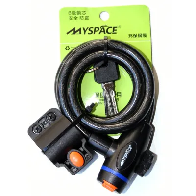 Замок на тросовий велосипед під ключ 10*1200 мм Feel Fit чорний Замок на тросовий велосипед під ключ 10*1200 мм Feel Fit чорний - Robinzon.ua