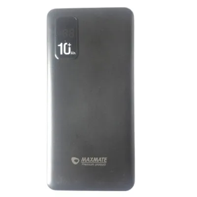 Повербанк Maxmate 10000mAh MMP10L з індикатором Чорний - Robinzon.ua
