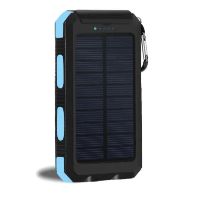 УМБ Power Bank Solar ES1600 ліхтарик + компас із сонячною панеллю 16000 mAh Вологозахищений (ES16000) - Robinzon.ua