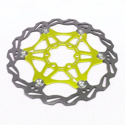 Диск ротор тормозной из стали лучшего рассеивания тепла Feel Fit 160 мм Желтый - Robinzon.ua