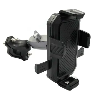 Мотоциклетний велосипедний тримач для телефону Feel Fit SJJ-016 Чорний Мотоциклетний велосипедний тримач для телефону Feel Fit SJJ-016 Чорний - Robinzon.ua