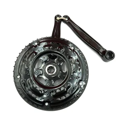 Шатуни сталеві під квадрат для велосипеда Feel Fit 48/38/28 YP-008 Чорний - Robinzon.ua