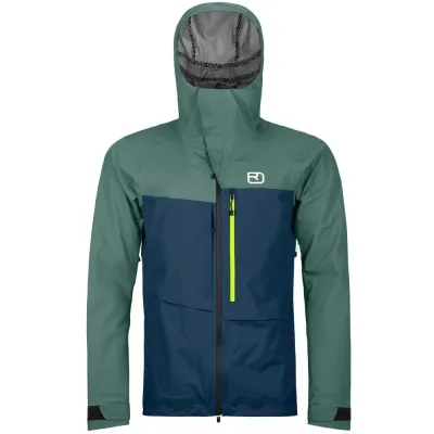 Мембранна утеплена чоловіча куртка Ortovox 3L RAVINE SHELL JACKET M, deep ocean, XL (7086000004) - Robinzon.ua