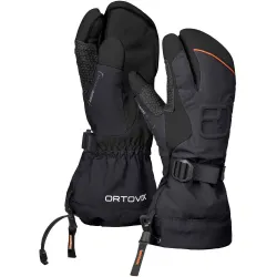 Рукавиці чоловічі Ortovox MERINO FREERIDE 3 FINGER GLOVE M, black raven, S (5662000029) - Robinzon.ua