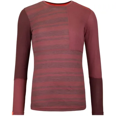 Термофутболка жіноча Ortovox 185 ROCK'N'WOOL LONG SLEEVE W, mountain rose, M (8415200033) - Robinzon.ua