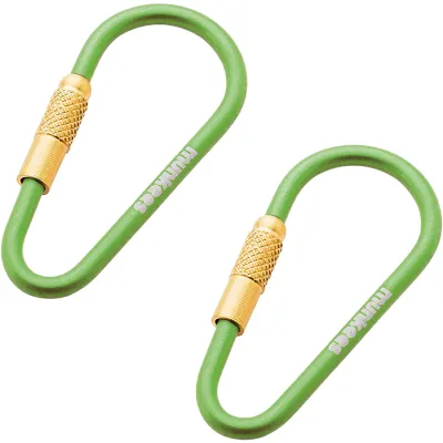 Munkees 3201 карабіни Mini Link 3 mm x 48 mm 2-Pack grass green - Robinzon.ua