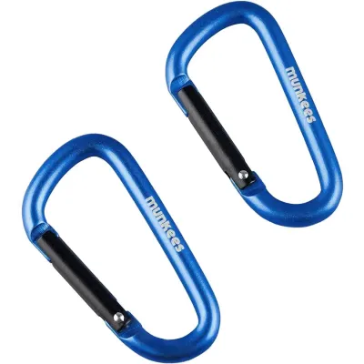 Munkees 3206 карабіни D 6 mm x 60 mm 2-Pack dark blue - Robinzon.ua