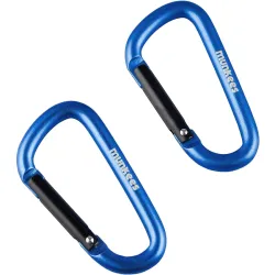 Munkees 3206 карабины D 6 mm x 60 mm 2-Pack dark blue Munkees 3206 карабины D 6 mm x 60 mm 2-Pack dark blue - Robinzon.ua