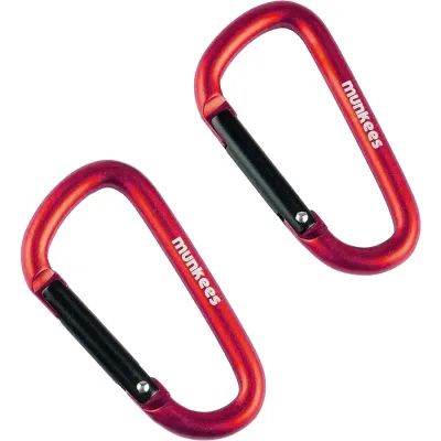 Munkees 3206 карабины D 6 mm x 60 mm 2-Pack red - Robinzon.ua