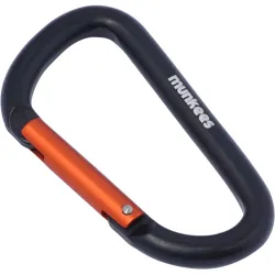 Munkees 3208 карабин D 8 mm x 80 mm black Munkees 3208 карабин D 8 mm x 80 mm black - Robinzon.ua