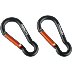 Munkees 3235 карабіни Pear 5 mm x 50 mm 2-Pack black Munkees 3235 карабіни Pear 5 mm x 50 mm 2-Pack black - Robinzon.ua