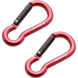 Munkees 3236 карабіни Pear 6 mm x 60 mm 2-Pack red Munkees 3236 карабіни Pear 6 mm x 60 mm 2-Pack red - Robinzon.ua