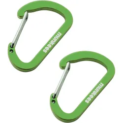 Munkees 3251 карабіни Flat Wiregate 4 mm x 40 mm 2-Pack grass green Munkees 3251 карабіни Flat Wiregate 4 mm x 40 mm 2-Pack grass green - Robinzon.ua
