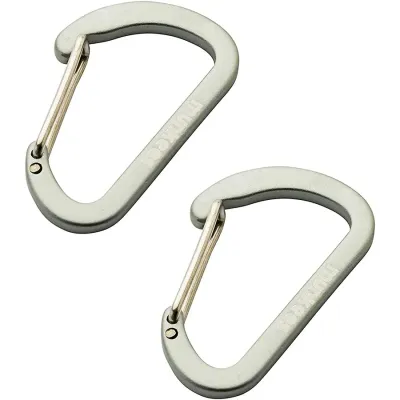 Munkees 3251 карабіни Flat Wiregate 4 mm x 40 mm 2-Pack grey - Robinzon.ua