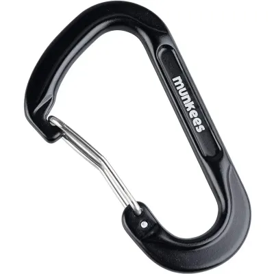 Munkees 3274 карабін Forged D black - Robinzon.ua