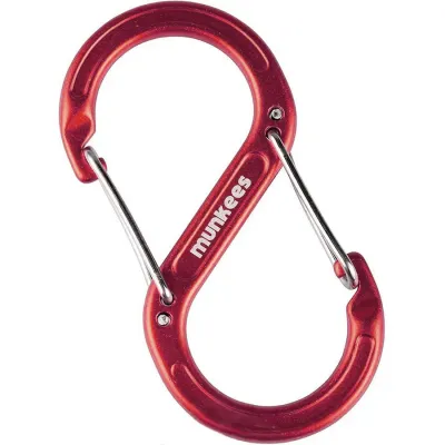 Munkees 3275 карабін Forged S red - Robinzon.ua