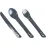 Lifeventure вилка, ложка, нож Ellipse Cutlery graphite - Robinzon.ua