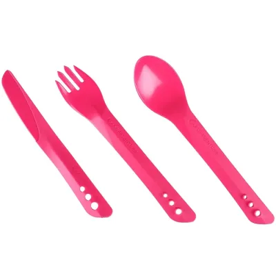 Lifeventure вилка, ложка, нож Ellipse Cutlery pink - Robinzon.ua