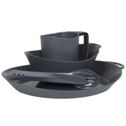 Lifeventure набір Ellipse Camping Tableware Set graphite - Robinzon.ua
