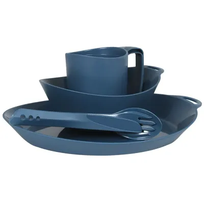 Lifeventure набор Ellipse Camping Tableware Set navy - Robinzon.ua
