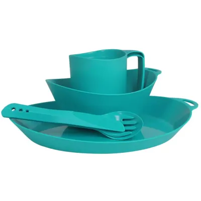 Lifeventure набор Ellipse Camping Tableware Set teal - Robinzon.ua