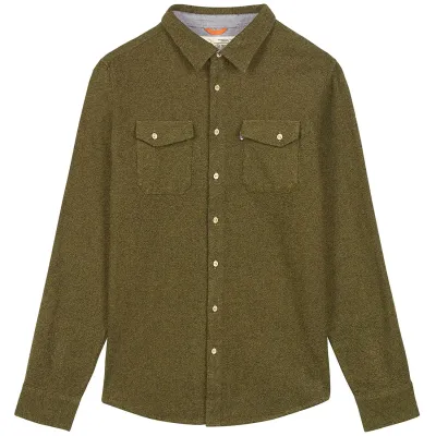Picture Organic рубашка Lewell army green L - Robinzon.ua