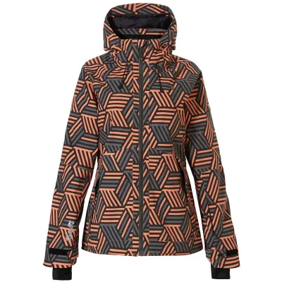 Rehall куртка Kiki W 2023 gunmetal blocks XS - Robinzon.ua