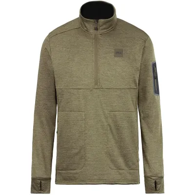 Picture Organic реглан Bake Grid 1/4 dark army green M - Robinzon.ua